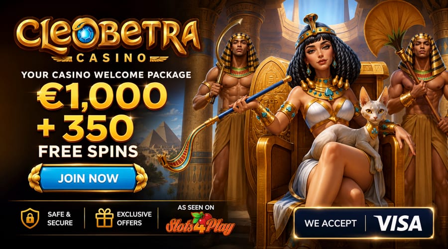 Cleobetra Casino Visa Bonus