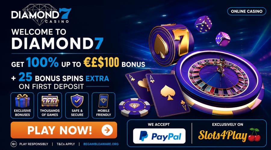 Diamond7 Casino Paypal bonus
