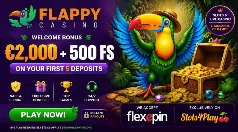 Flappy Casino Flexepin bonus