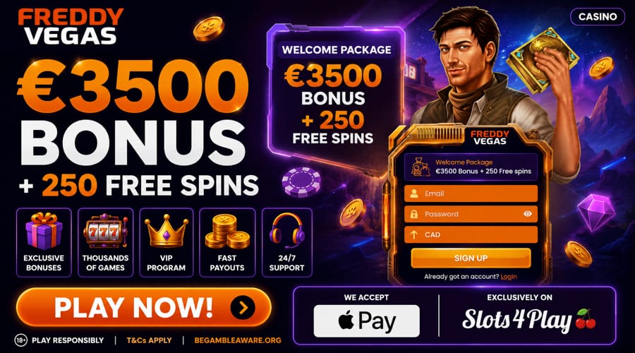 Freddy Vegas Casino Apple Pay Bonus