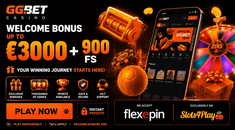 GGBet Casino Flexepin bonus