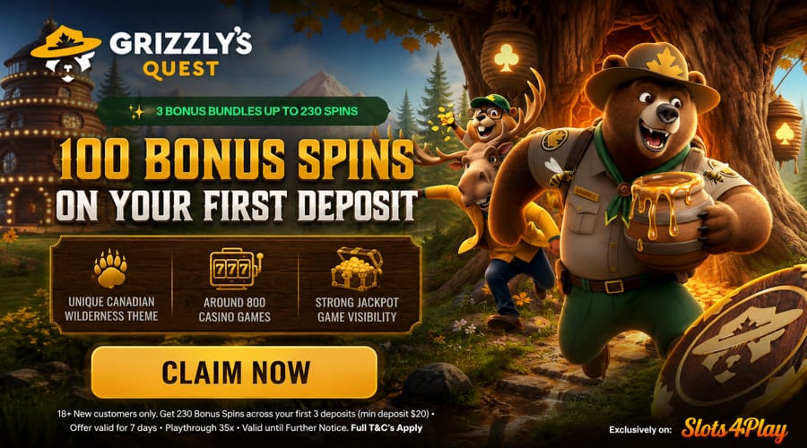 Grizzly's Quest Casino MuchBetter Deposit Bonus