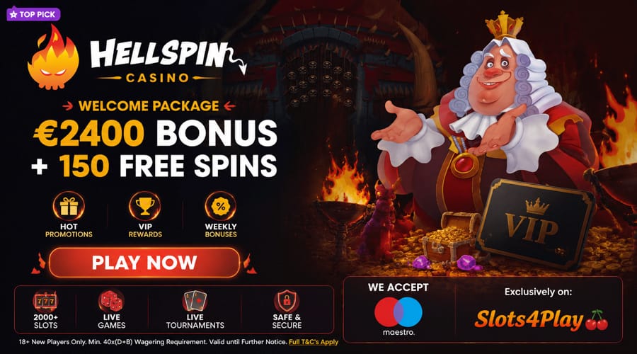 Hellspin Casino Maestro bonus