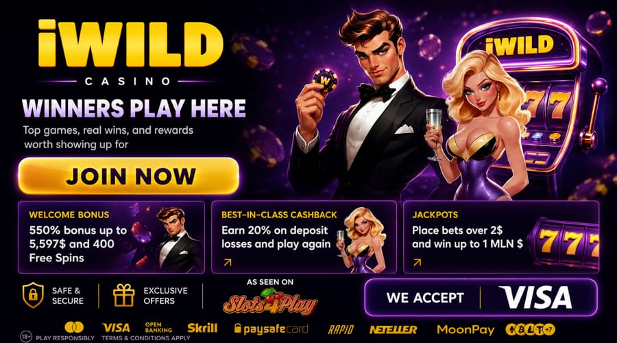 iWild Casino visabonus