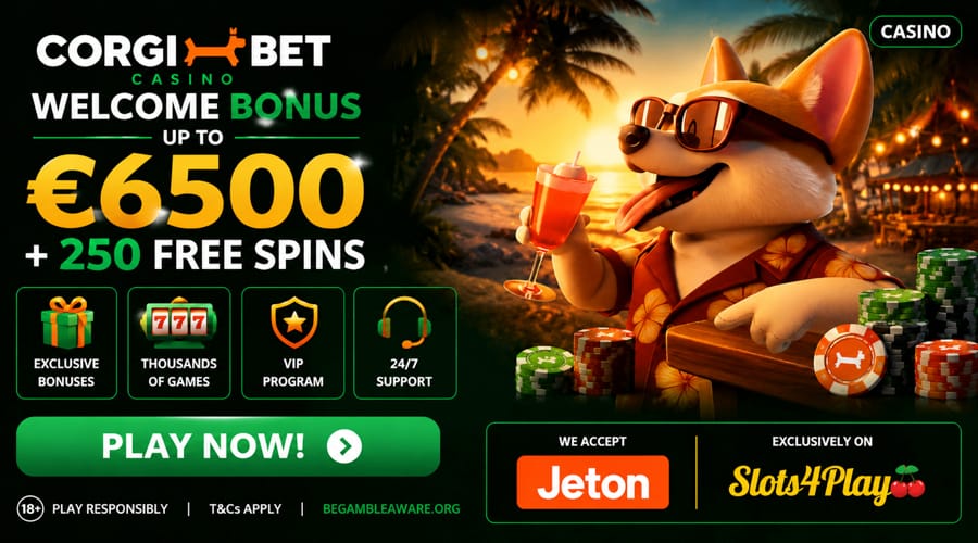 Bonus Jeton del casinò Corgibet
