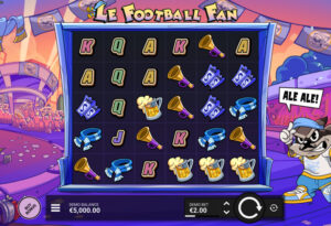 Le Football Fan slot demo - Hacksaw Gaming