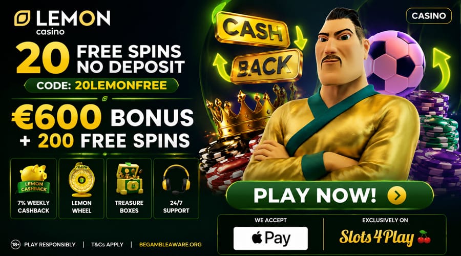 Lemon Casino Apple Pay Bonus