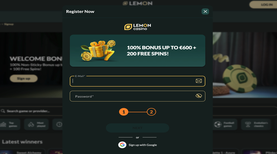 Lemon Casino bonus