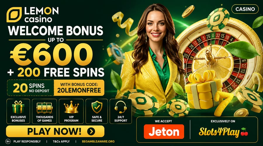 Lemon Casino bonus jeton