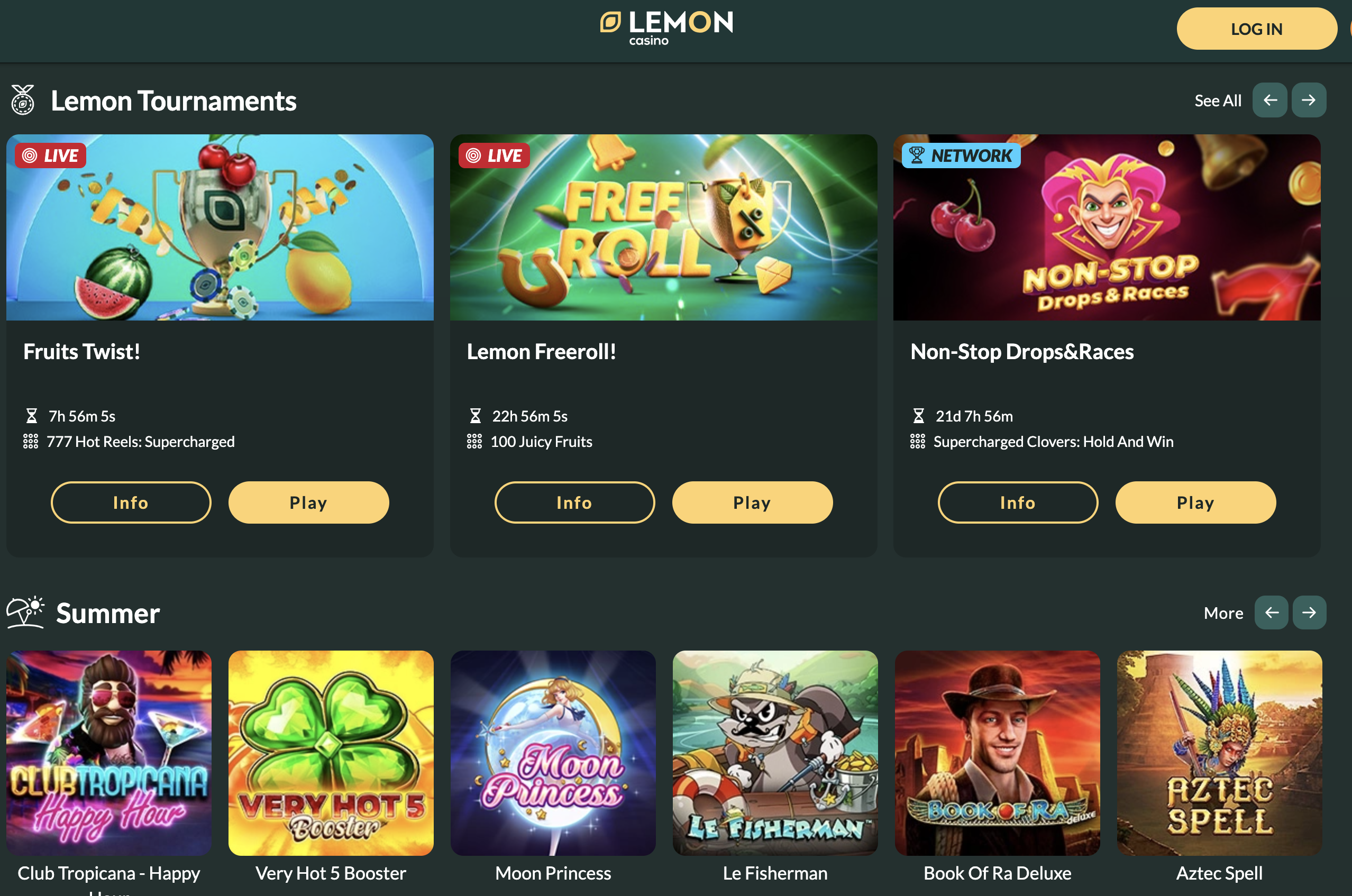 Lemon Casino lobby 3