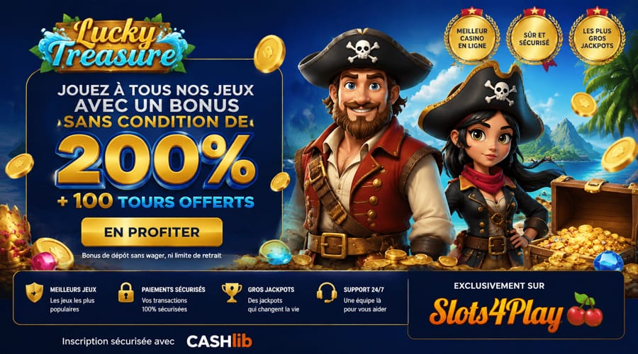 Casino Lucky Treasure Chance : avis sur les probabilités de gains et le bonus en France