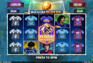 Maradona Golden Goal slot demo - Blueprint