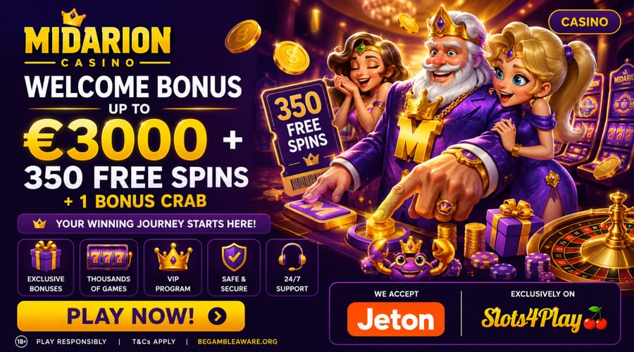Bonus Jeton del casinò Midarion