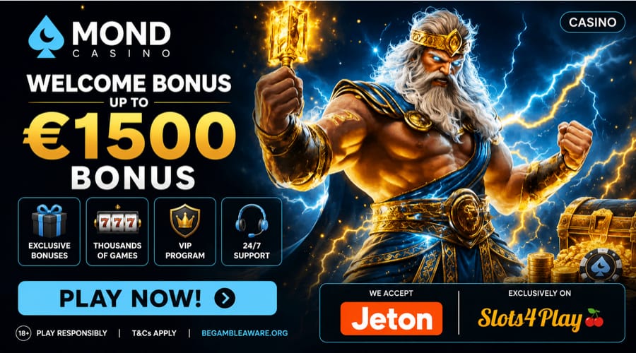 Bonus Jeton del casinò Mond