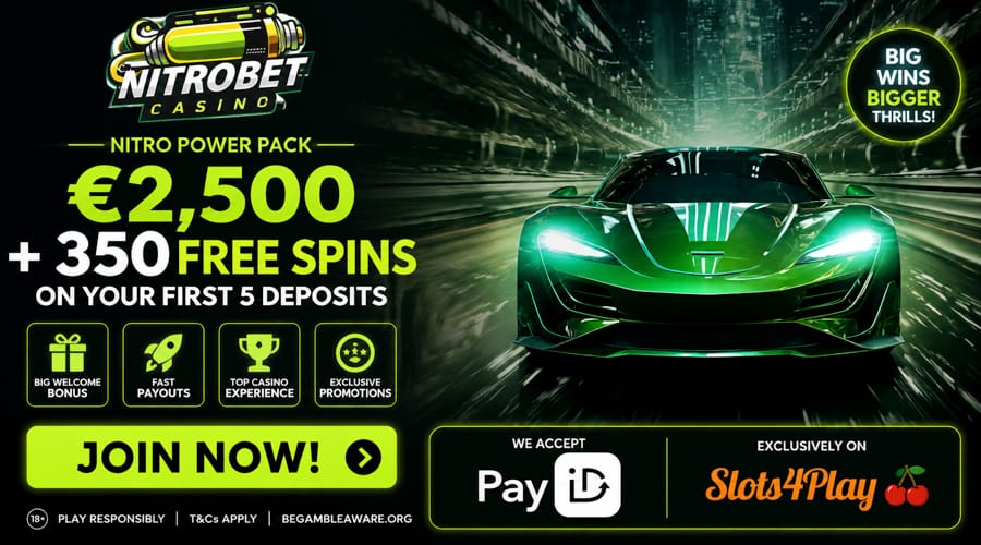Nitrobet Casino PayID bonus