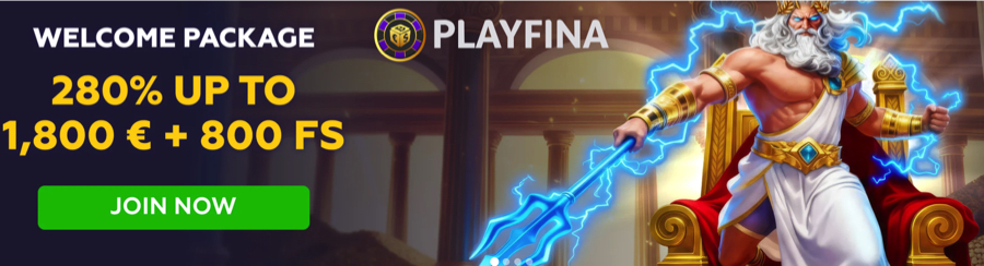 Playfina Casino offer