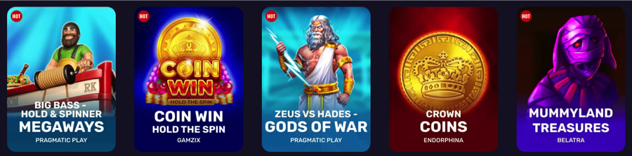 Playfina Casino slots