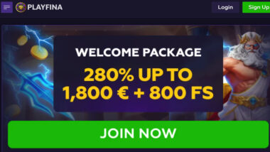 Rodadas grátis da Playfina