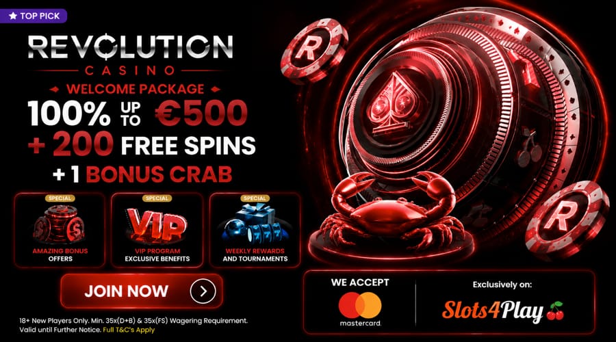 Revolution Casino Bonus Mastercard