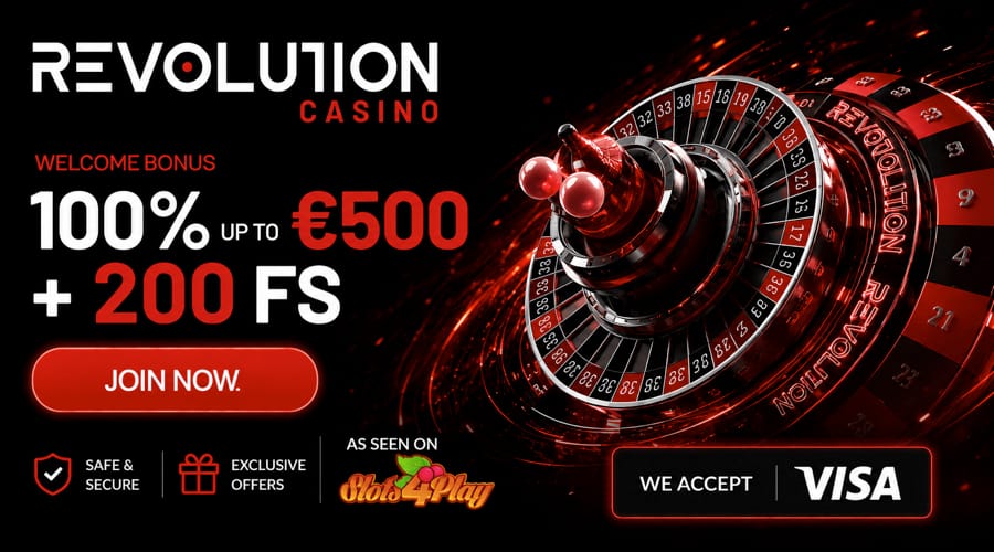 revolution casino visa bonus
