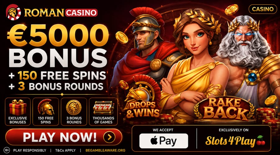 Roman Casino Apple Pay Bonus