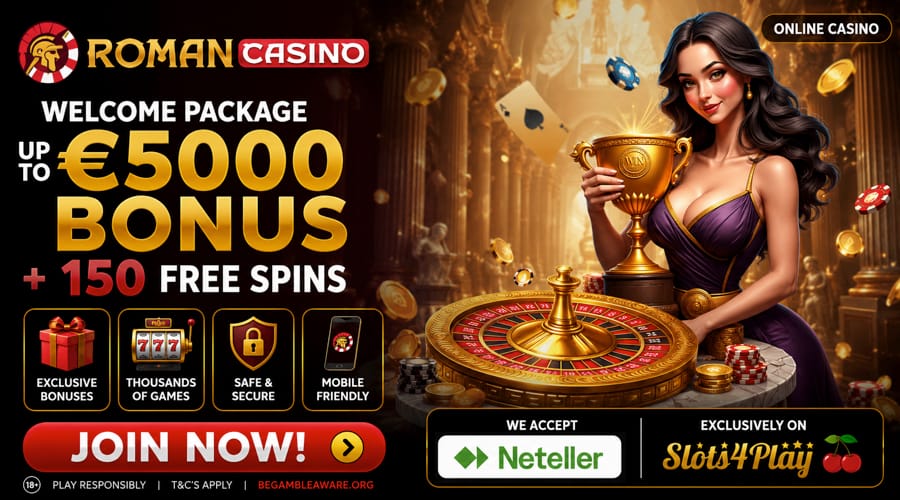 Roman Casino Netellerボーナス