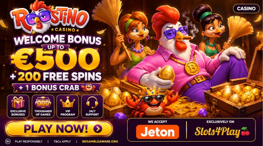 Bonus Jeton del casinò Roostin