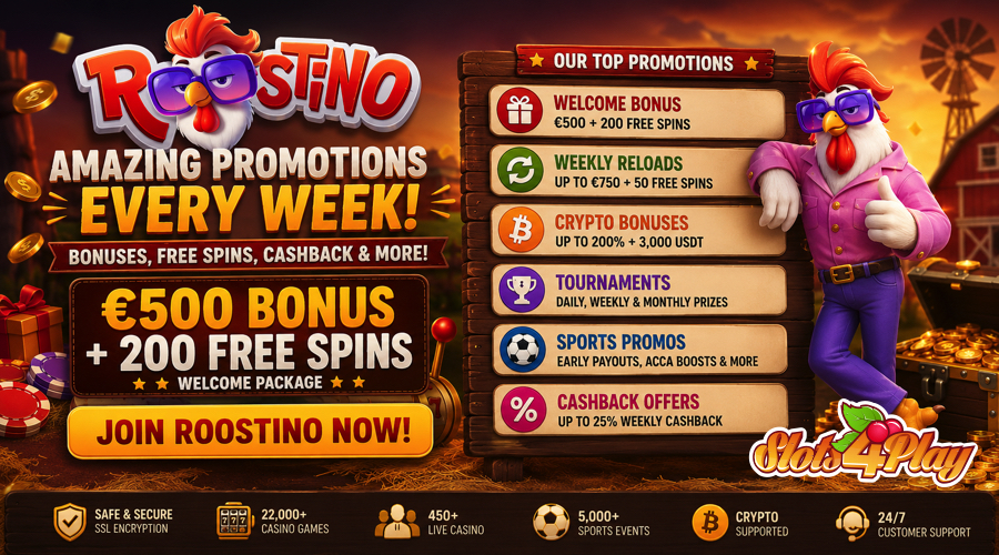 Roostino promotions