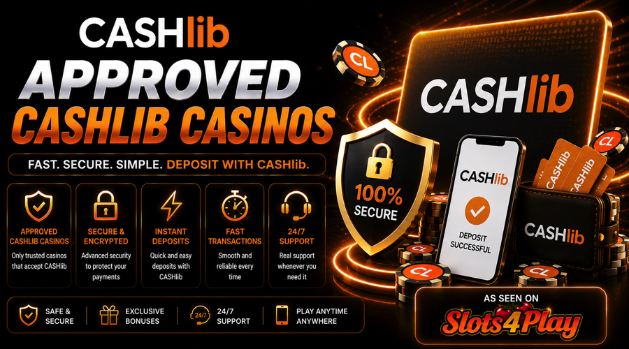 S4P approved CASHlib Casinos