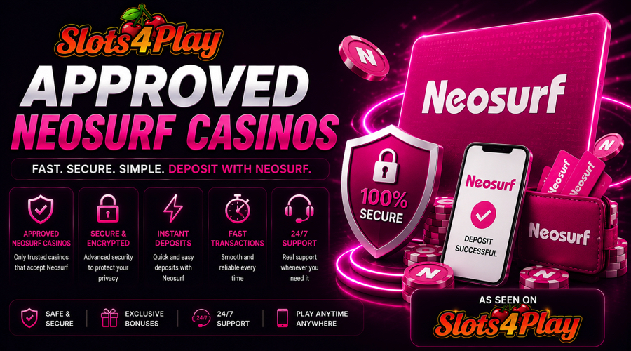 S4P - Approved Neosurf casinos