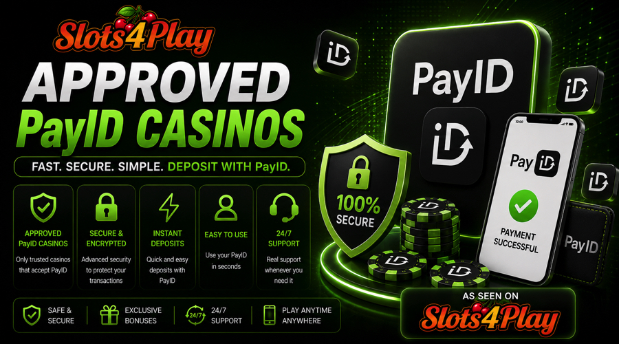 S4P approved PayID Casinos