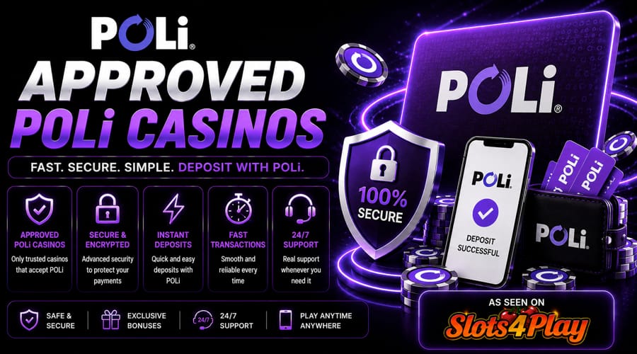 S4P approved POLi Casinos