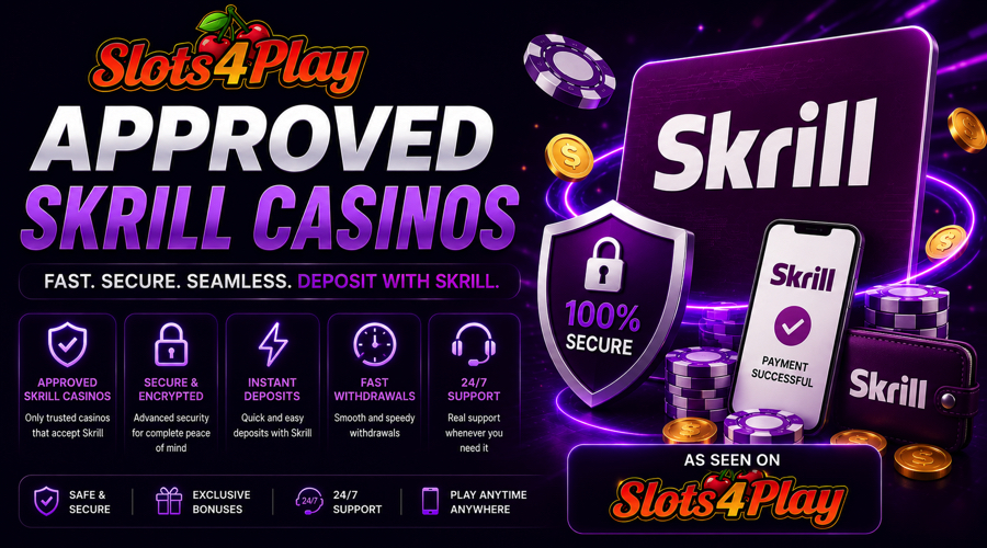 S4P - Approved Skrill casinos