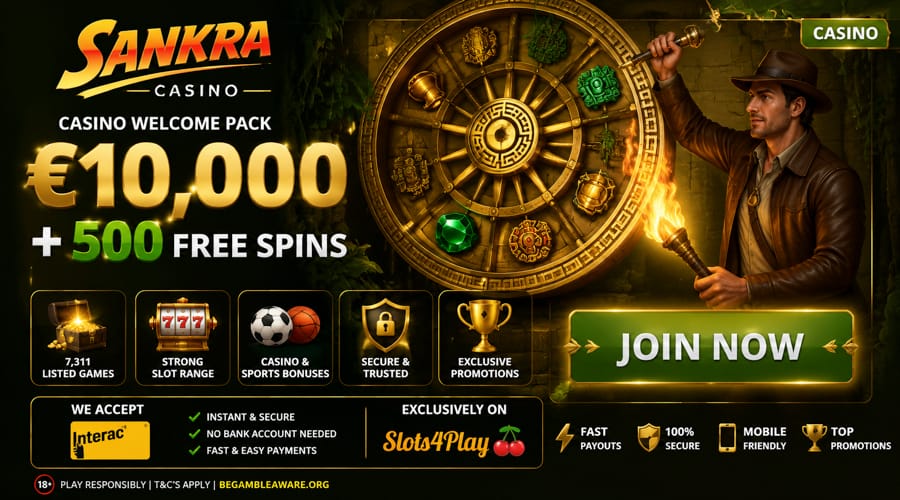 Sankra Casino Interac bonus