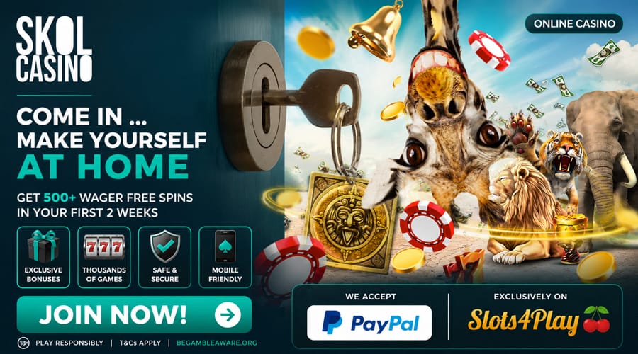 Skol Casino Paypal bonus