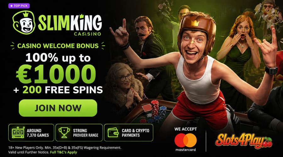 Bonus Mastercard du casino SlimKing