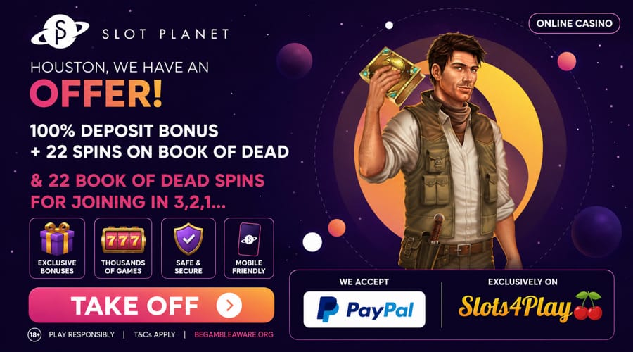 Slot Planet Casino Paypal bonus