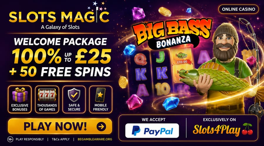 Slots Magic Casino Paypal bonus