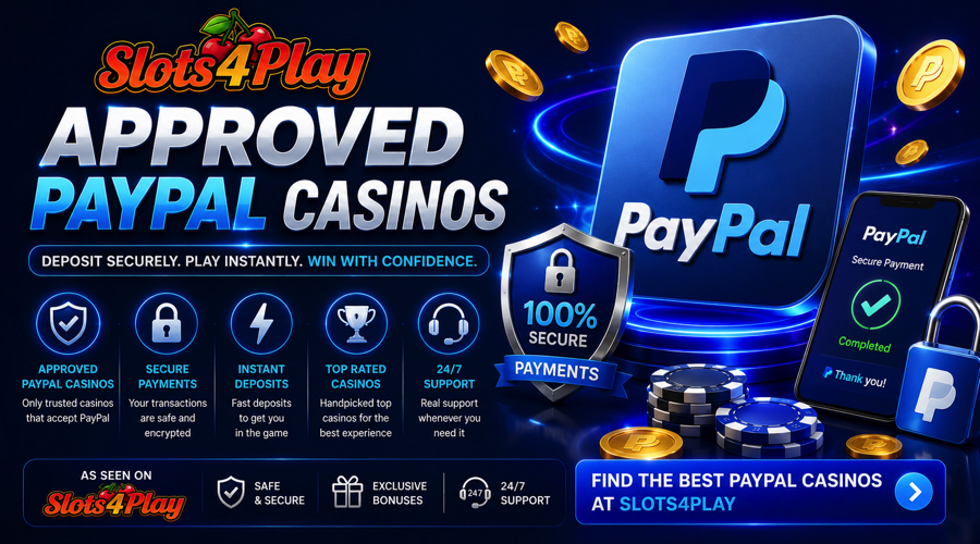 S4P - Approved paypal casinos