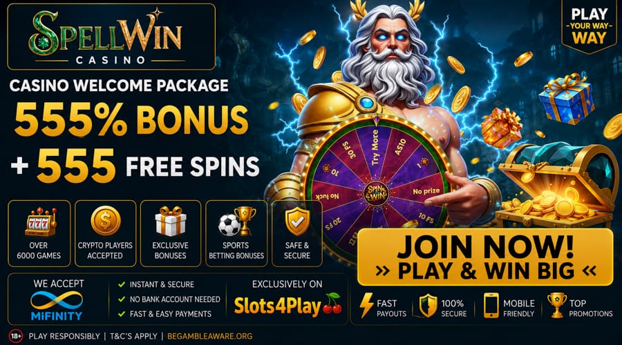 Bonus Mifinity del casinò Spellwin