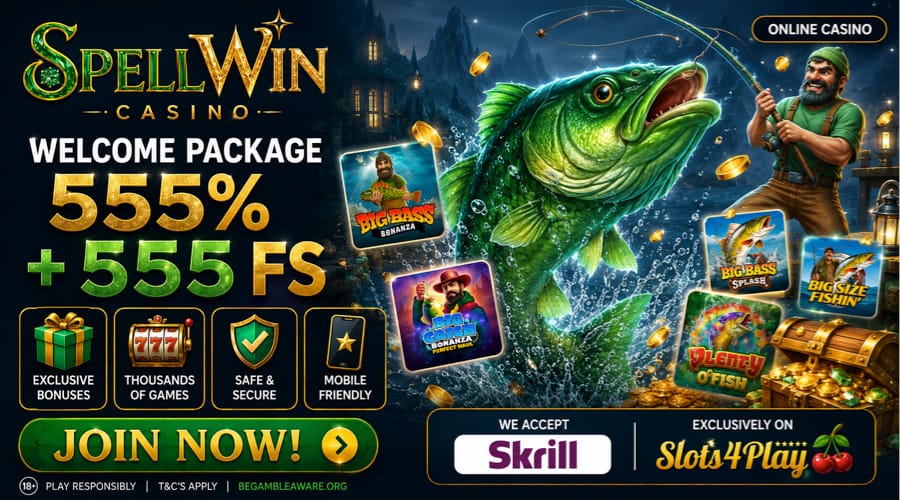Bonus Skrill del casinò Spellwin