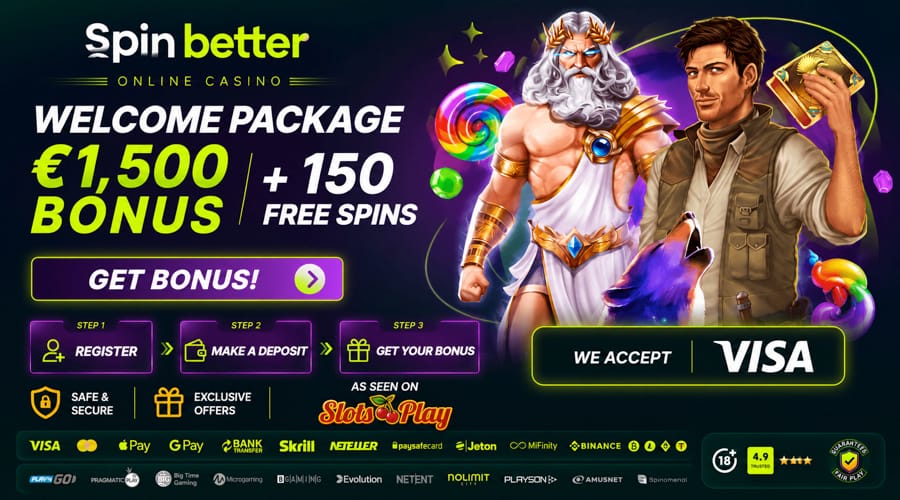 spinbetter casino visa bonus