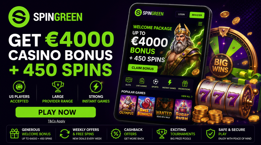 Spingreen Bonus and Tournaments
