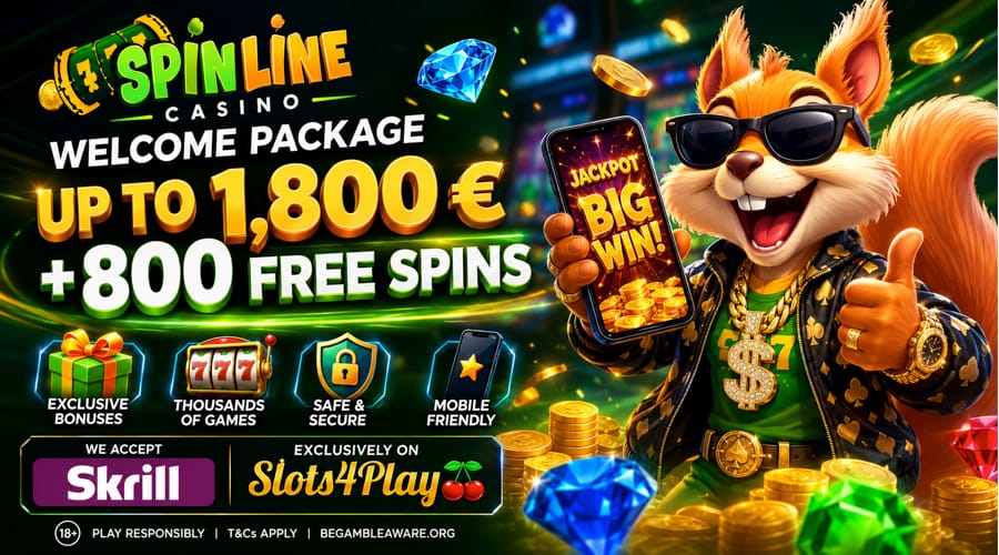 Bonus Skrill del casinò Spinline