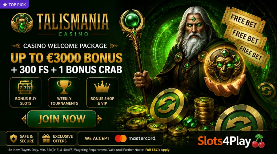 Talismania Bonus Mastercard Casino