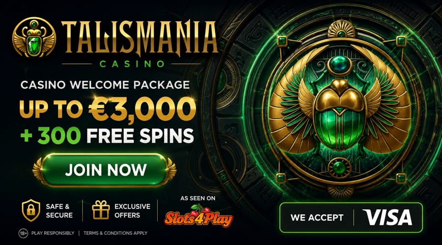 talismania casino visa bonus