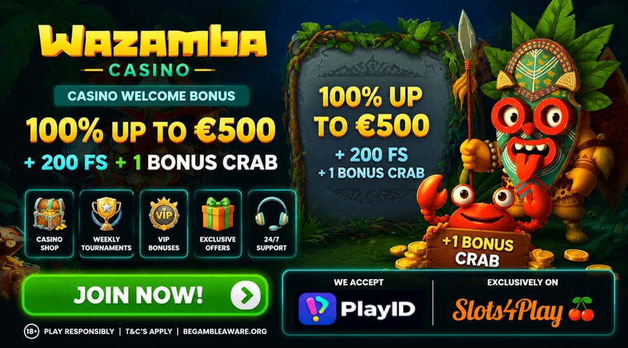 Wazamba Casino PlayID bonus