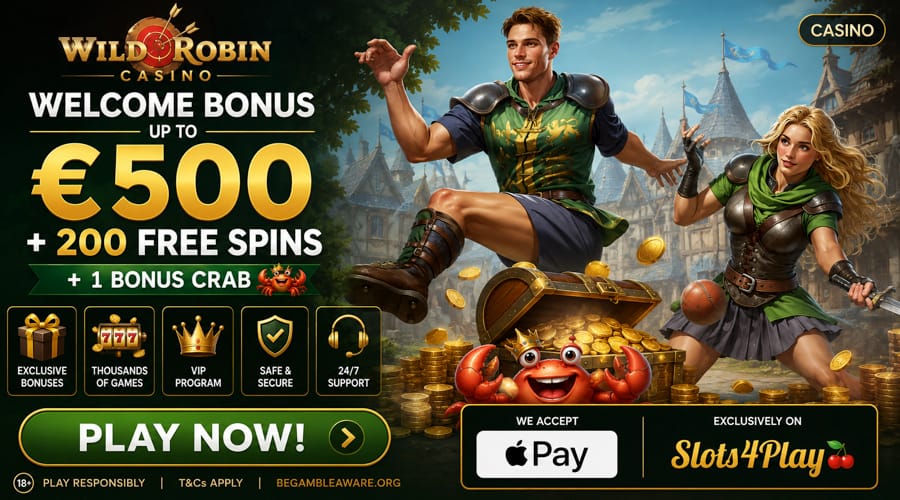Wild Robin Casino Apple Pay Bonus