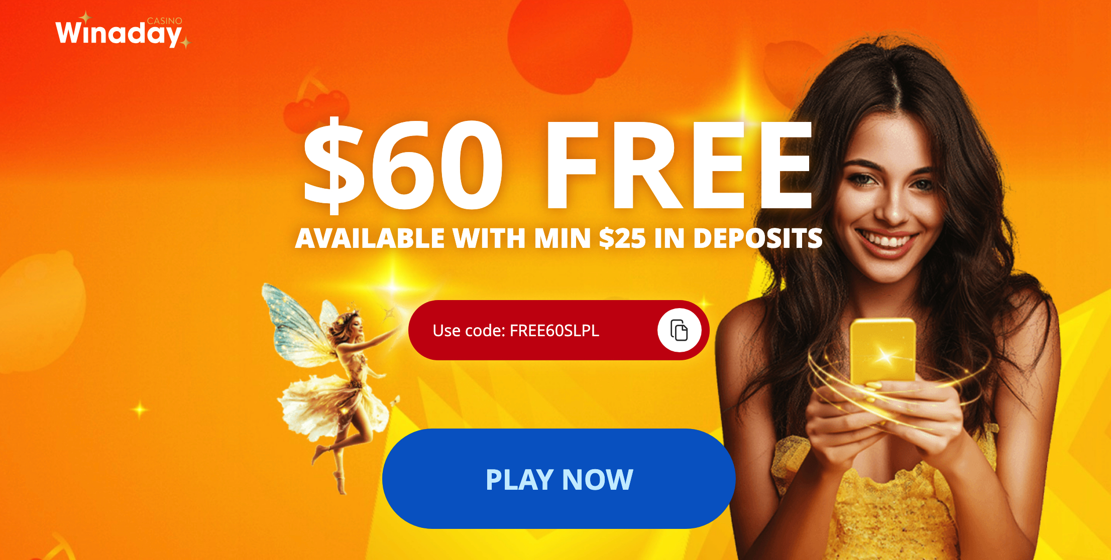 Winaday Casino welcome offer