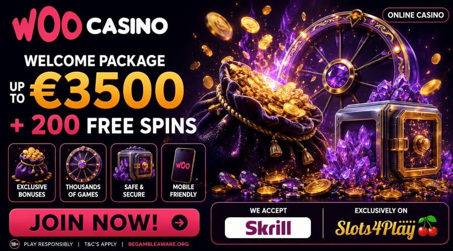 Bonus Skrill di Woo Casino